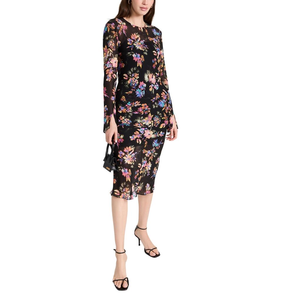 Amanda Uprichard Floral Mirabella Collier Dress Size M